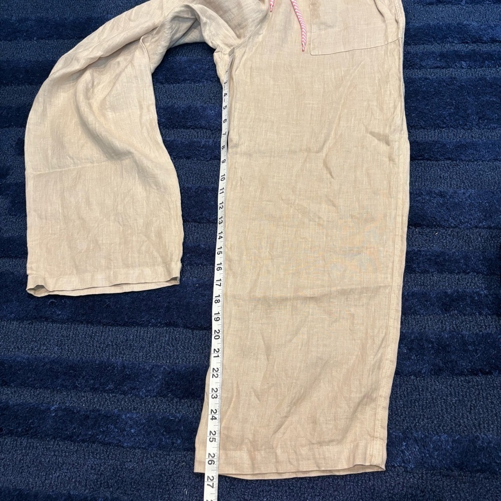 Sundry size 1 pull-on linen pants Biege small - Picture 8 of 9